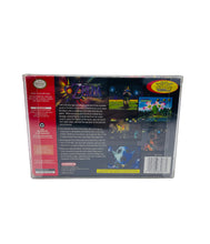 Load image into Gallery viewer, UV &amp; SCRATCH RESISTANT Super Nintendo/N64 Video Game Box Protectors made with 0.50mm thick PET Acid-Free Plastic