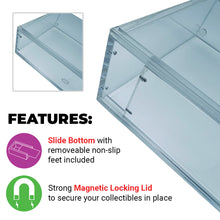 Load image into Gallery viewer, UV Protected Double Disc CD Jewel Case size display case made with 4mm thick acrylic