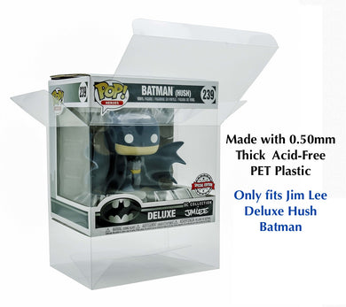 Jim Lee Deluxe Hush Batman Funko POP! Protector made with 0.50mm thick PET Acid-Free Plastic