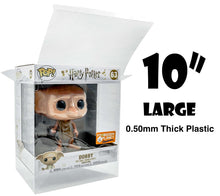 Load image into Gallery viewer, 10 Inch (WIDE SIZE) Funko POP! Box Protector made with 0.50mm thick PET Acid-Free Plastic - DOES NOT FIT BABY YODA/THE CHILD 10" POP
