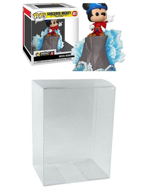 Sorcerer Mickey Funko POP! Box Protector made with 0.50mm thick PET Acid-Free Plastic