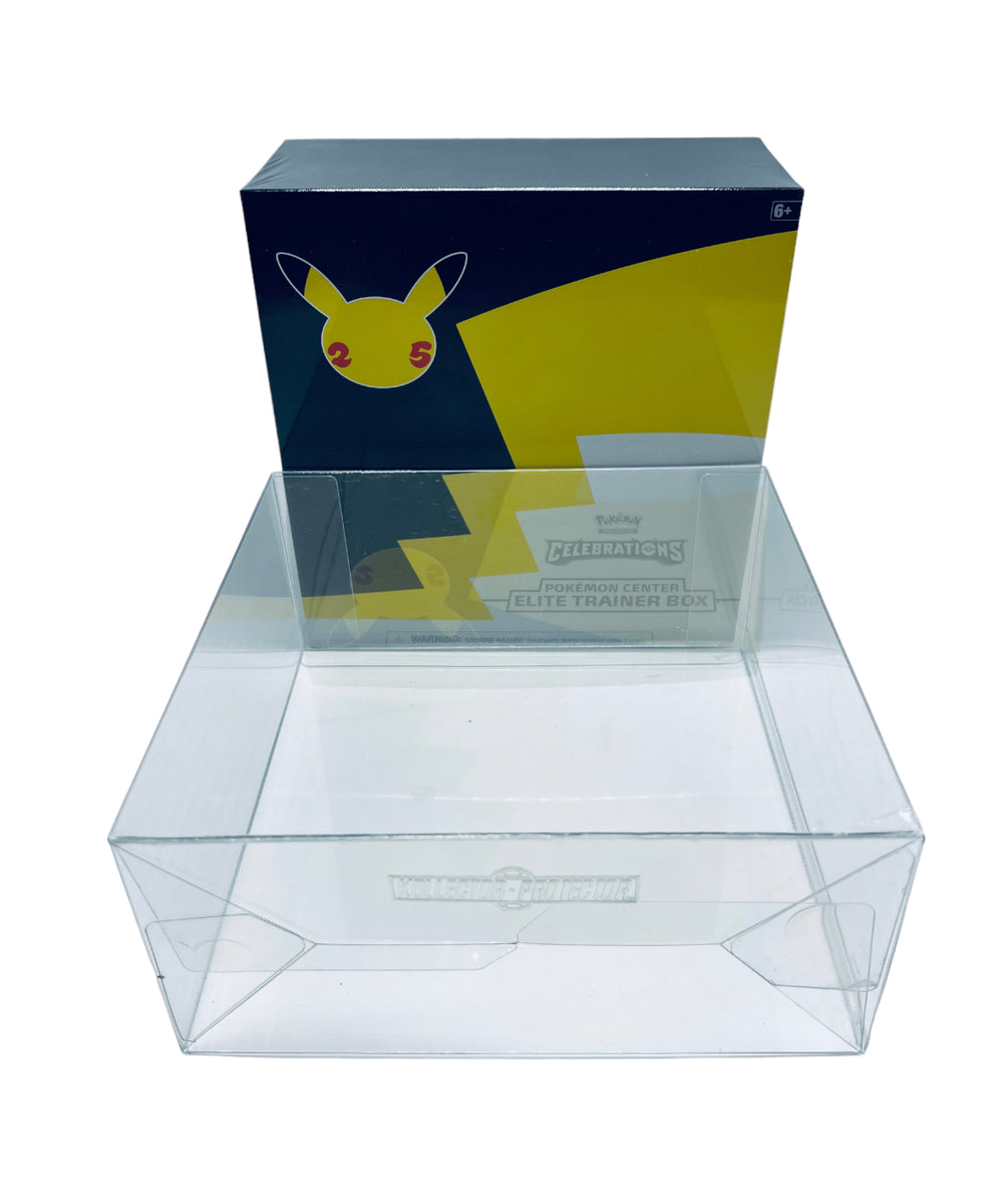Pokemon Center Celebrations Elite Trainer Box Protector made with SCRA Kollector Protector Pokemon Center Celebrations Elite Trainer Box Protector made with SCRA Kollector Protector
