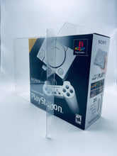 Load image into Gallery viewer, UV &amp; Scratch Resistant Playstation Classic Box Protectors made with 0.50mm thick PET Acid-Free Plastic