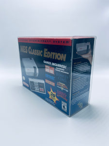 UV & Scratch Resistant NES/SNES Classic Box Protectors made with 0.50mm thick PET Acid-Free Plastic