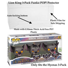 Load image into Gallery viewer, Fairly Odd Parents/Lion King Hyenas 3-Pack Funko POP! Protectors made with 0.50mm thick PET Acid-Free Plastic