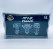 Load image into Gallery viewer, Star Wars Force Ghosts (Amazon Exclusive) 3-Pack Funko POP! Protectors made with SCRATCH &amp; UV RESISTANT 0.50mm thick PET Acid-Free Plastic
