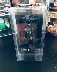 STAR WARS BLACK SERIES Box Protectors made with UV & Scratch Resistant 0.50mm thick PET Acid-Free Plastic - Only fits 6 Inch Figures