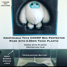 Load image into Gallery viewer, Abominable Toys Chomp Box Protector made with UV & SCRATCH RESISTANT 0.50mm thick PET Acid-Free Plastic