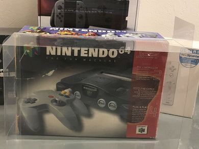 Nintendo 64 Funtastic Set Console Box Protector made with 0.50mm Thick Plastic - PLEASE READ WHAT THIS PROTECTOR FITS
