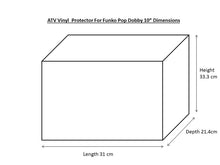 Load image into Gallery viewer, 10 Inch (WIDE SIZE) Funko POP! Box Protector made with 0.50mm thick PET Acid-Free Plastic - DOES NOT FIT BABY YODA/THE CHILD 10" POP