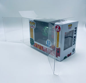 Horizontal FUNKO POP! 0.50mm Box Protector for The Child Baby Yoda Mandalorian & Fry Kids 2pack