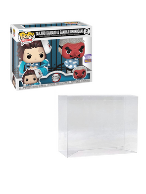Ultra Premium UV & Scratch Resistant 2-Pack Funko POP! Protector made with 0.60mm thick PET Acid-Free Plastic