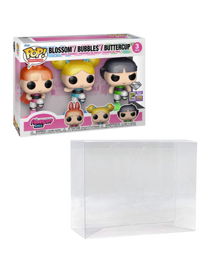 Ultra Premium 3-Pack Funko POP! Protectors - SCRATCH & UV RESISTANT 0.60mm thick PET Acid-Free Plastic