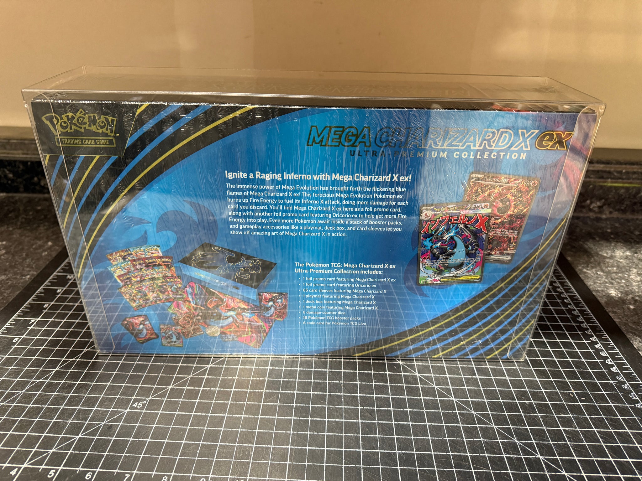 Pokemon Mega Charizard X EX Ultra-Premium Collection Box Protector mad Kollector Protector Pokemon Mega Charizard X EX Ultra-Premium Collection Box Protector mad Kollector Protector
