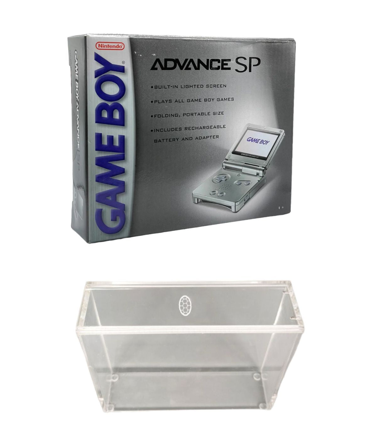 Nintendo Game Boy Advance SP Platinum authentic in Box IOB