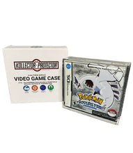 Load image into Gallery viewer, Nintendo DS Pokemon Soul Silver/Heart Gold Special Edition Game Box Acrylic Case - UV PROTECTED Magnetic Lock Slide Lid Non-Slip Removable Feet