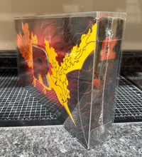 Load image into Gallery viewer, Pokemon Team Rocket's Moltres EX Ultra Premium Collection Box Protector made with 0.50mm thick PET Acid-Free Plastic