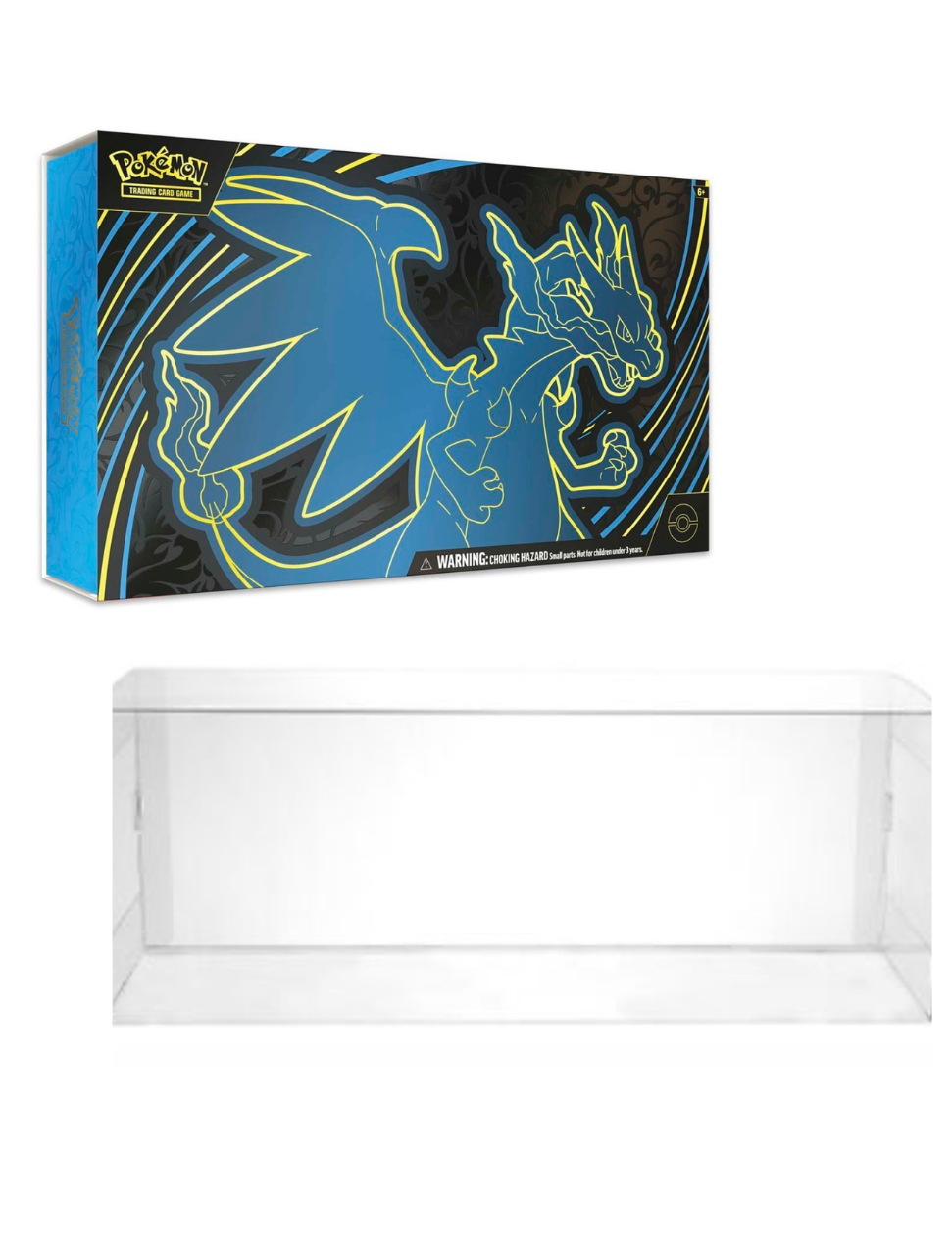 Pokemon Mega Charizard X EX Ultra-Premium Collection Box Protector made with 0.50mm thick PET Acid-Free Plastic 10 Protectors Pokemon Mega Charizard X EX Ultra-Premium Collection Box Protector made with 0.50mm thick PET Acid-Free Plastic 10 Protectors