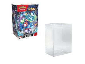 Pokemon Single Build & Battle Box Protector made with SCRATCH & UV RESISTANT 0.50mm thick PET Acid-Free Plastic