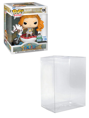 Funko Pop! Protector Deluxe Tall (Fits One Piece Nami) made with SCRATCH & UV RESISTANT 0.60mm thick PET Acid-Free Plastic