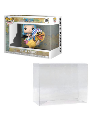 Funko Pop! Protector (Small Ride Size) made with SCRATCH & UV RESISTANT 0.60mm thick PET Acid-Free Plastic