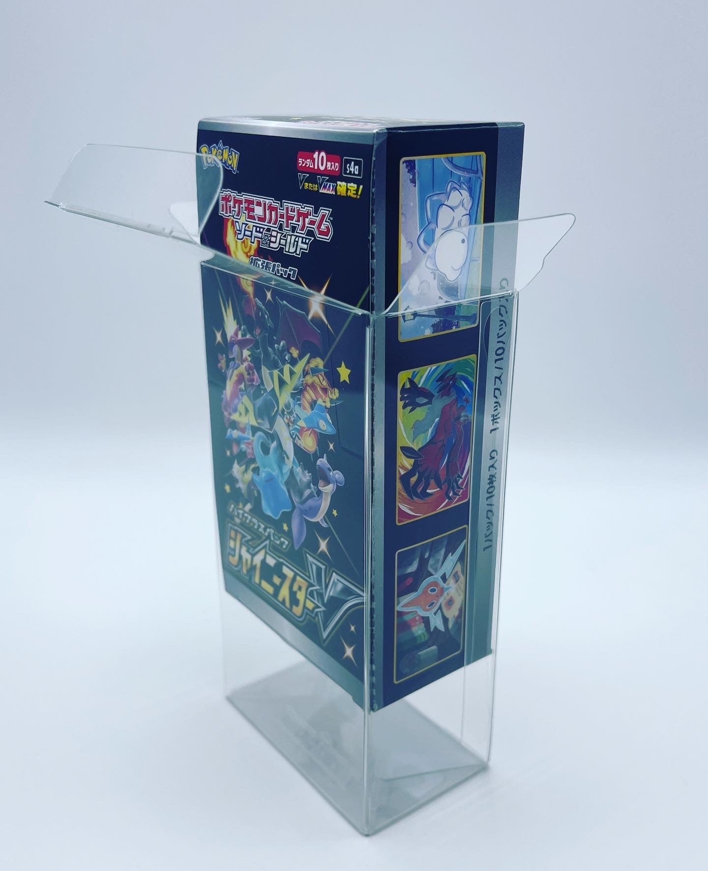 Pokemon Japanese Booster Box Protector made with SCRATCH & UV RESISTANT 0.50mm thick PET Acid-Free Plastic 1 Protector Pokemon Japanese Booster Box Protector made with SCRATCH & UV RESISTANT 0.50mm thick PET Acid-Free Plastic 1 Protector