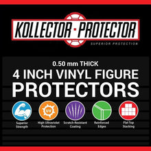 Load image into Gallery viewer, 4 inch Funko POP! Protectors made with SCRATCH &amp; UV RESISTANT 0.50mm thick PET Acid-Free Plastic