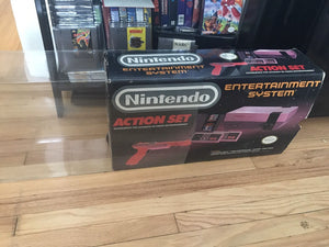Nintendo Entertainment System Action Set Console Box Protector made with 0.50mm Thick Plastic - Sturdiest Protectors on the Market!