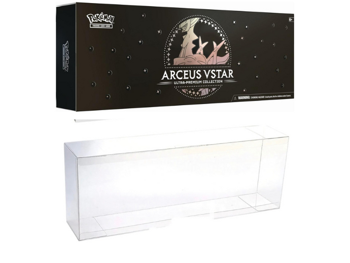 PRE-ORDER - Pokemon Arceus Vstar Ultra-Premium Collection Box Protector made with 0.50mm thick PET Acid-Free Plastic