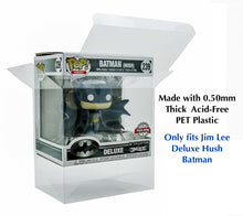 Load image into Gallery viewer, Jim Lee Deluxe Hush Batman Funko POP! Protector made with 0.50mm thick PET Acid-Free Plastic