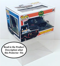 Load image into Gallery viewer, Funko POP! Ride Box Protectors for Car Size made with 0.50mm thick PET Acid-Free Plastic - Read Below What This Fits