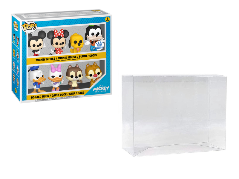 Ultra Premium 0.06mm Scratch & UV Resistant Funko Pop! 3-Pack Box Protector