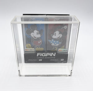 FiGPiN 2 Pack Hard Case made with 4mm thick UV PROTECTED acrylic