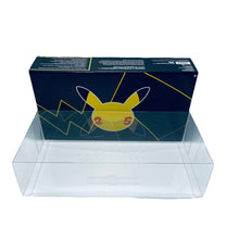 Load image into Gallery viewer, Pokemon Celebrations 25th Anniversary Prime Box Protector made with 0.50mm thick PET Acid-Free Plastic - NO POKEMON BOXES INCLUDED