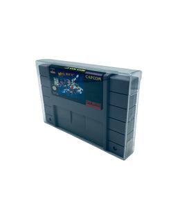 UV & Scratch Resistant Super Nintendo Cartridge Protectors made with 0.50mm thick PET Acid-Free Plastic