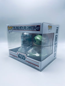 Child with Egg Canister Funko POP! Box Protector made with 0.50mm thick PET Acid-Free Plastic