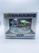 Load image into Gallery viewer, Child with Egg Canister Funko POP! Box Protector made with 0.50mm thick PET Acid-Free Plastic