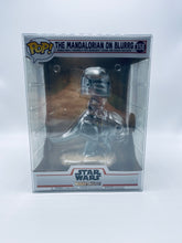 Load image into Gallery viewer, Mandalorian on Blurrg Funko POP! Box Protector made with 0.50mm thick PET Acid-Free Plastic