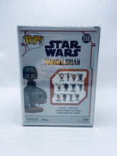 Load image into Gallery viewer, Mandalorian on Blurrg Funko POP! Box Protector made with 0.50mm thick PET Acid-Free Plastic