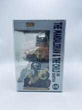 Load image into Gallery viewer, Mandalorian on Bantha Funko POP! Box Protector made with 0.50mm thick PET Acid-Free Plastic