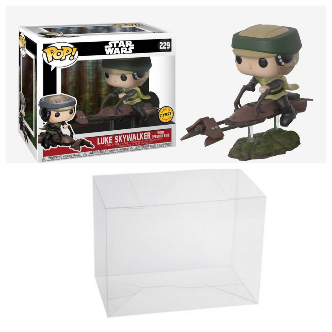 Star Wars Speeder Bikes Funko POP! Box Protector made with 0.50mm thick PET Acid-Free Plastic