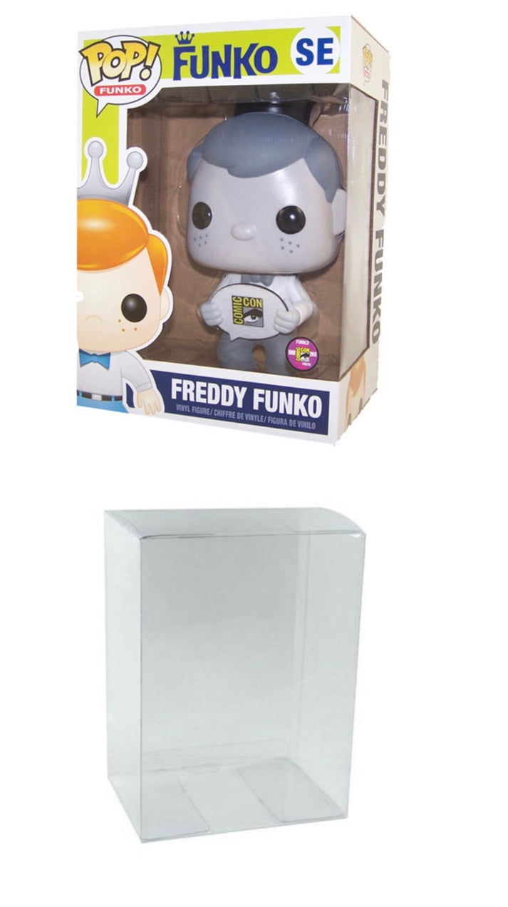 9 inch Funko POP! Box Protector made with 0.50mm thick PET Acid-Free Plastic ONLY FITS Older 9 inch pops