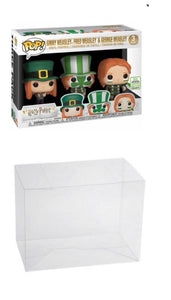 Harry Potter Quidditch 3-Pack Funko POP! Box Protector made with 0.50mm thick PET Acid-Free Plastic