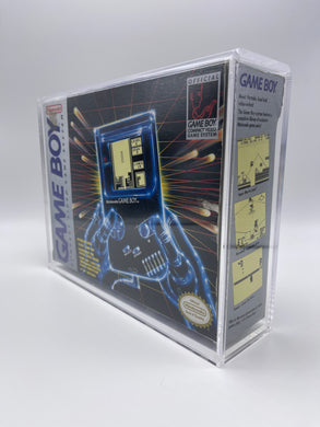 UV Protected Nintendo Game Boy Original Gray Console Box Hard Case 4mm thick acrylic