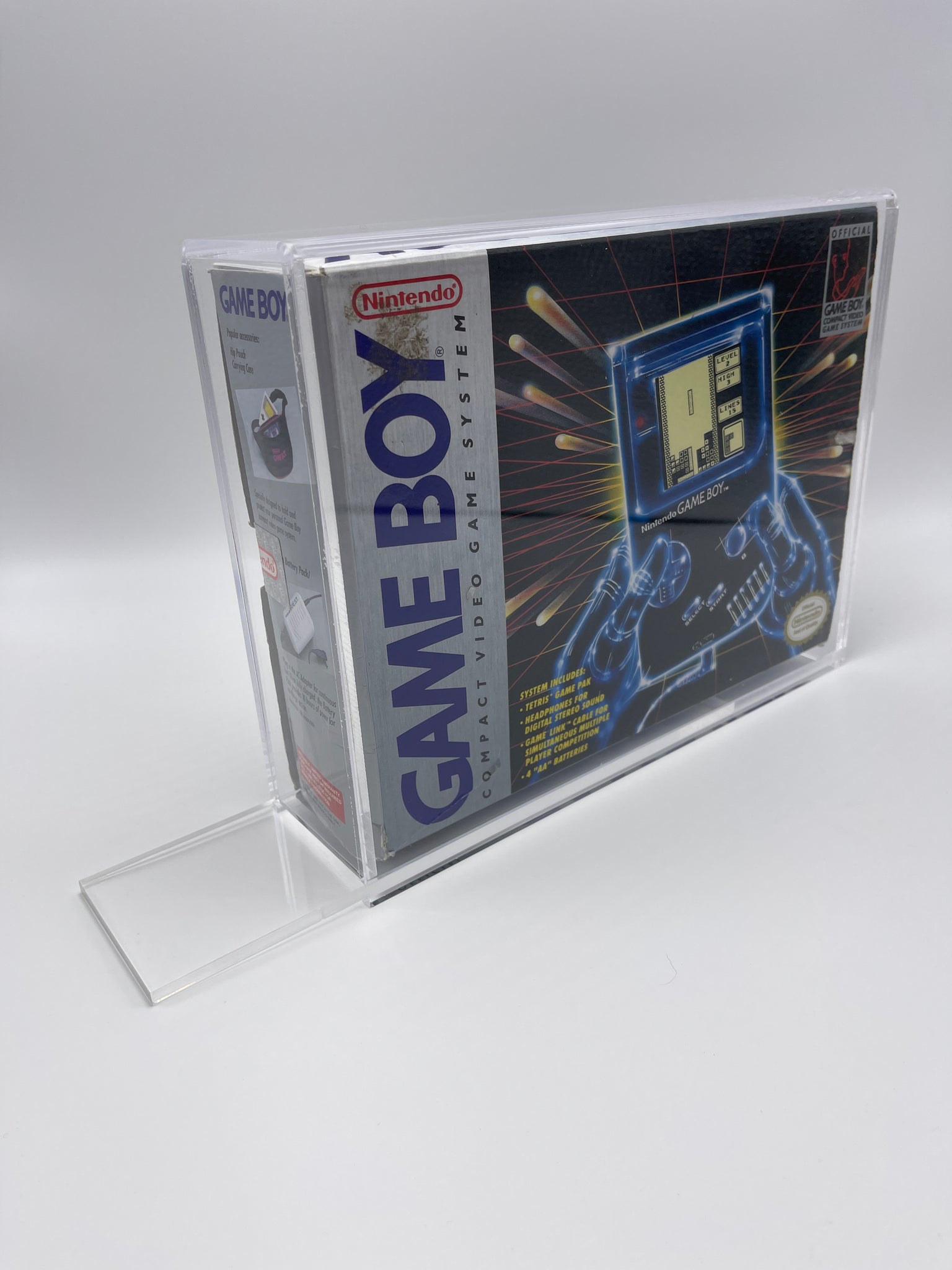 Genre Foran dig det kan UV Protected Nintendo Game Boy Original Gray Console Box Hard Case 4mm –  Kollector Protector