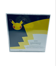 Load image into Gallery viewer, Pokemon Center Celebrations Elite Trainer Box Protector made with SCRATCH &amp; UV RESISTANT 0.50mm thick PET Acid-Free Plastic