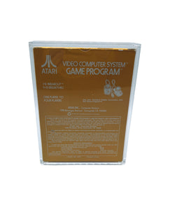 Atari Video Game Box Hard Case UV PROTECTED Magnetic Lock Slide Lid Non-Slip Removable Feet