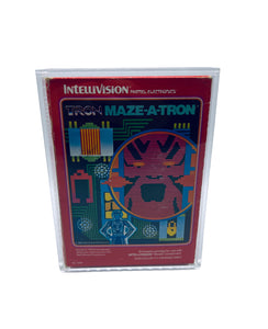 Intellivision Video Game Box Hard Case UV PROTECTED Magnetic Lock Slide Lid Non-Slip Removable Feet