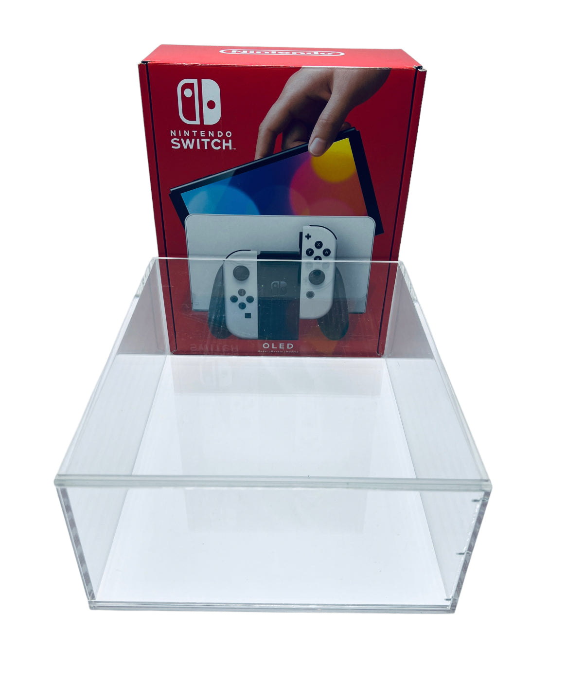 Switch OLED Console Box Acrylic Case - PROTECTED Magnetic – Kollector Protector