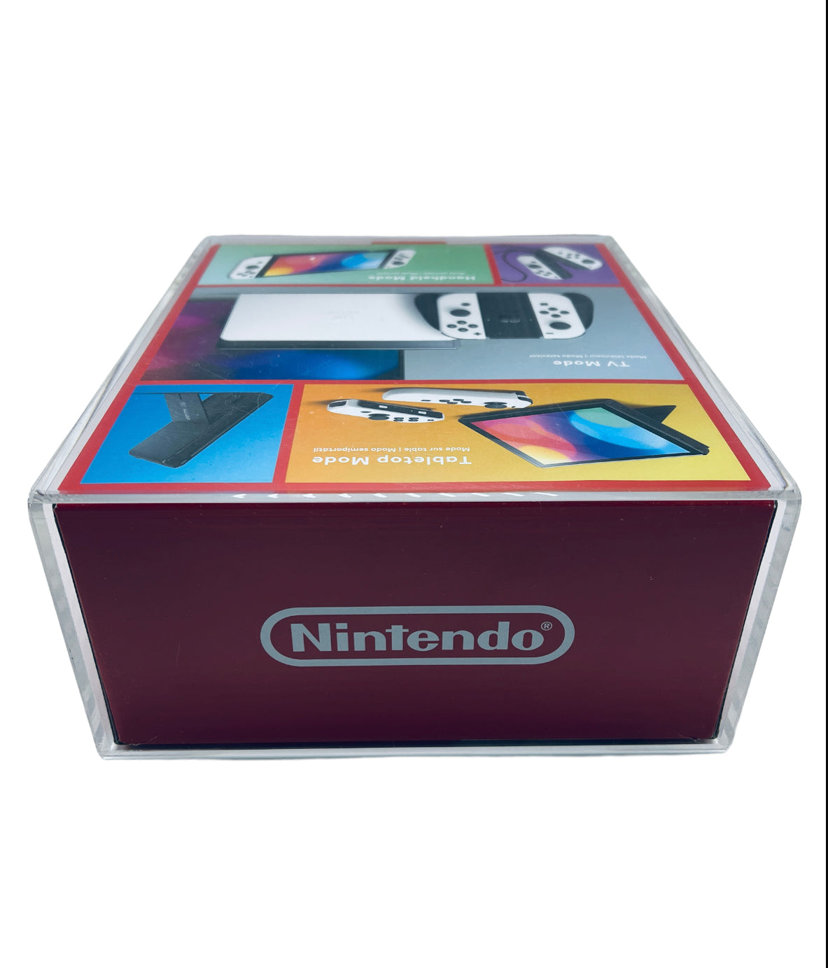 Nintendo Switch OLED Console Box Acrylic Case - UV PROTECTED Magnetic ...